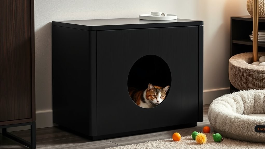 top stylish cat litter enclosures