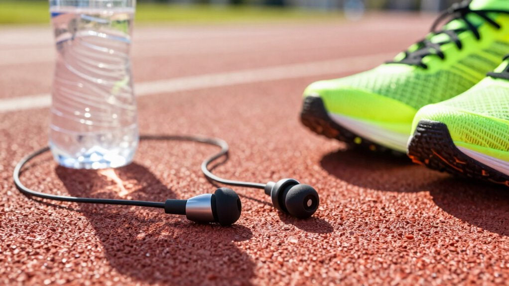 top sweatproof running earbuds