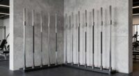 top vertical barbell racks