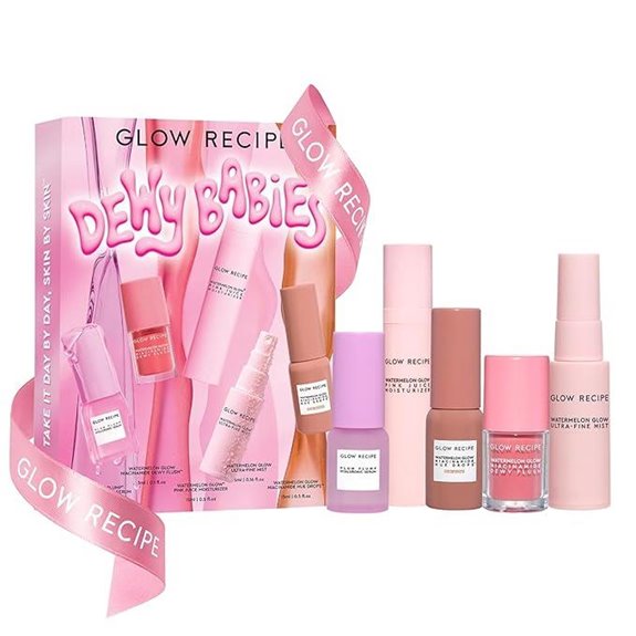 Glow Recipe Dewy Babies Travel Skincare Set (5 Items)
