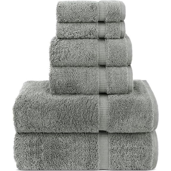 Chakir Turkish Linen 6-Piece Cotton Towel Set