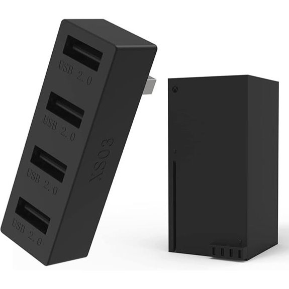 JZW-Shop 4 Ports USB Hub for Xbox Series X