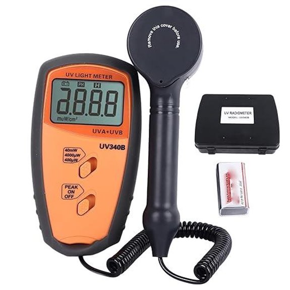 Light Meter UVA UVB Tester with LCD Display
