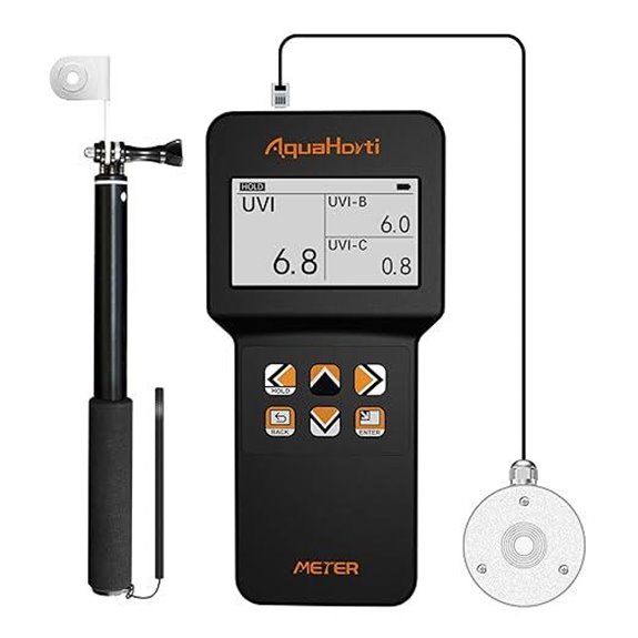 UV Light Meter for UVB UVC UVA Irradiance