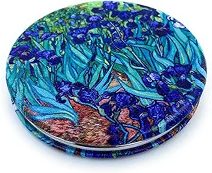 Pocket Mirror for Women - Compact Van Gogh Irises