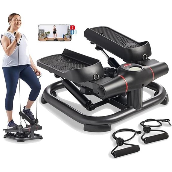 Sunny Health & Fitness 2-in-1 Power Stepper with Resistance