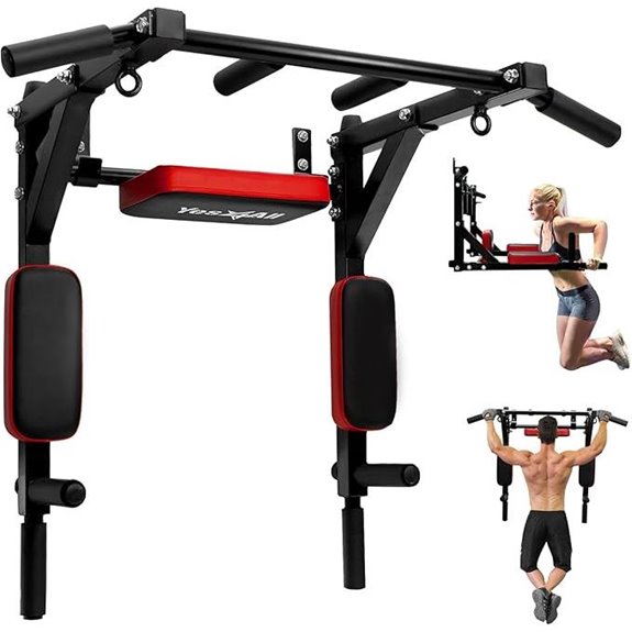 Yes4All Wall Mounted Pull Up Bar for Home Gym