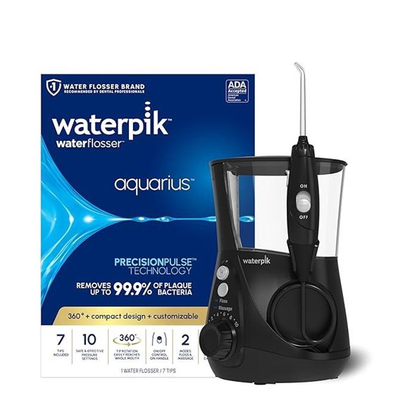 Waterpik Aquarius Water Flosser with 10 Settings