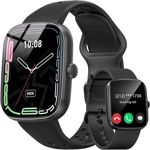Smart Watch with Heart Rate Tracking and Waterproof