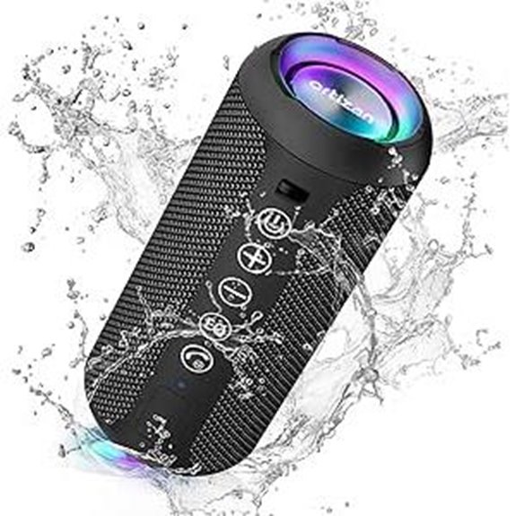 Ortizan Portable Bluetooth Speaker - IPX7 Waterproof