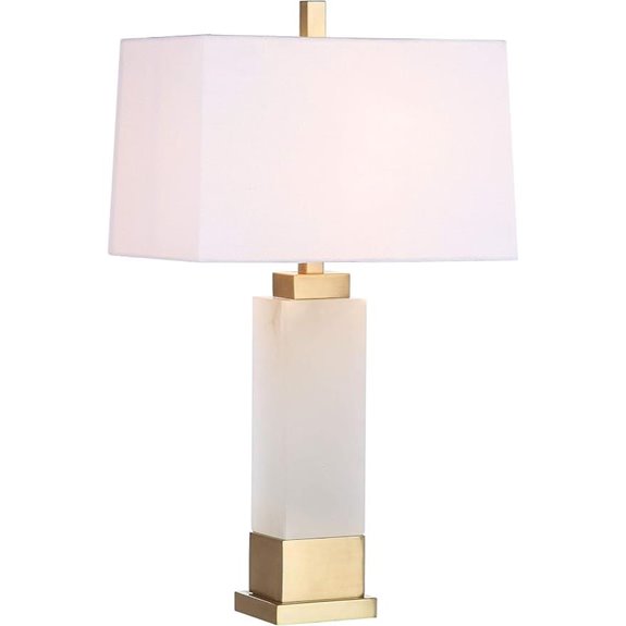 Rozella Alabaster White/Gold 30-inch Table Lamp