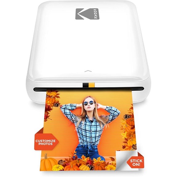 KODAK Step Instant Smartphone Photo Printer (White)