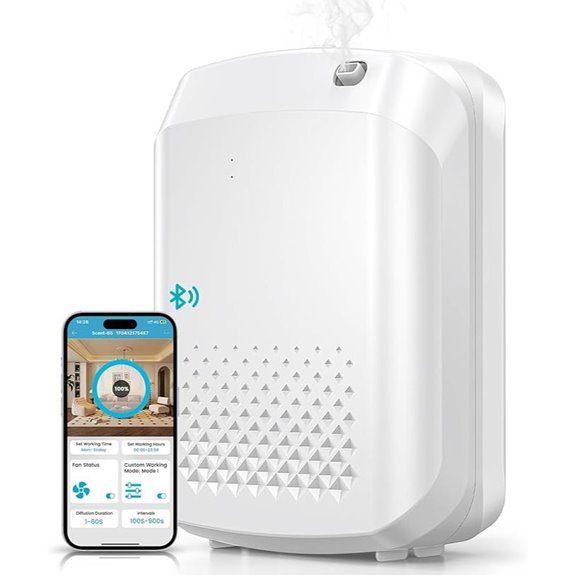 Waterless Essential Oil Diffuser with App Control