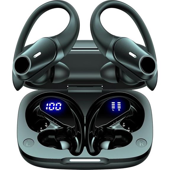 GOLREX Wireless Noise Cancelling Earbuds with 80H Playtime