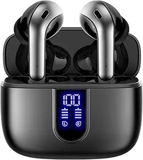 TAGRY Bluetooth True Wireless Earbuds with Charging Case