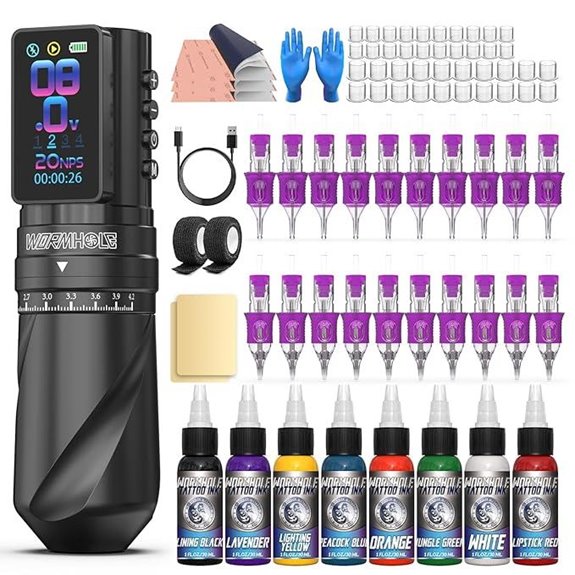 Wormhole Wireless Tattoo Kit with LED Display