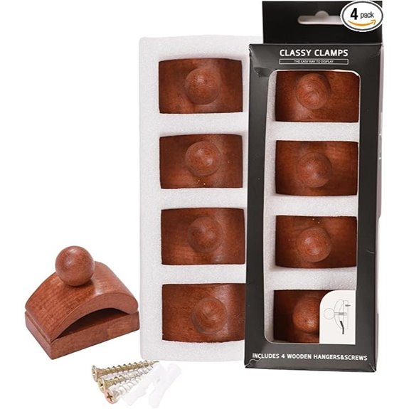 Wooden Wall Quilt Hangers for Rugs and Tapestries