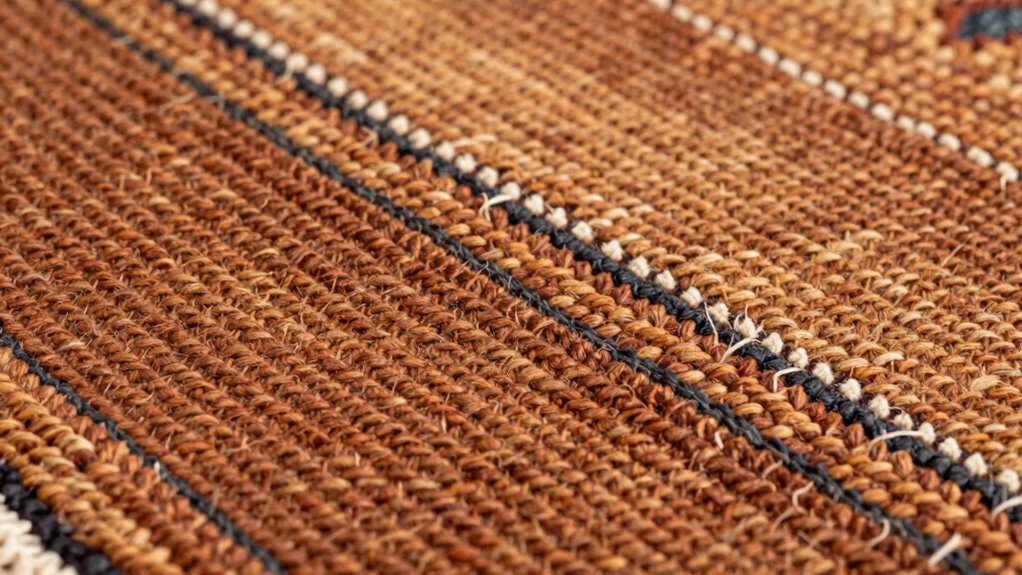 authentic rug material inspection