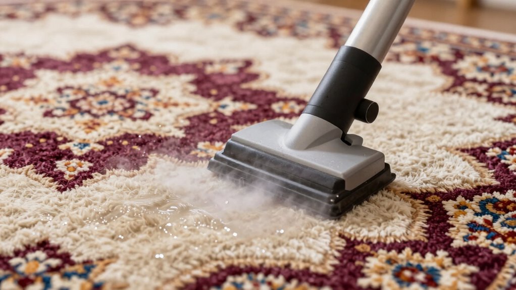 avoid steam cleaning damaged rugs