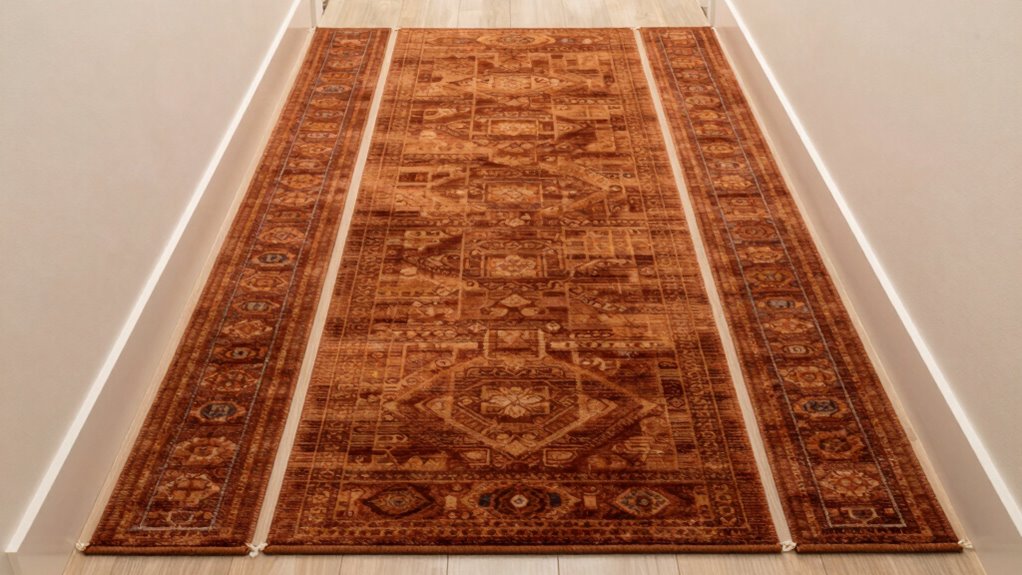 balanced and safe rug placement