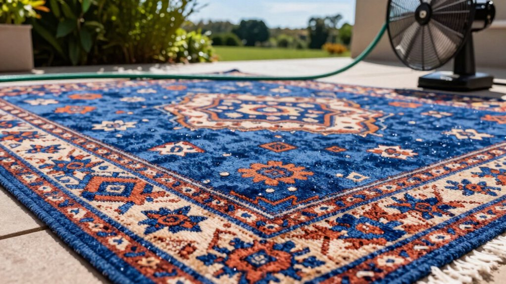 check rug material carefully