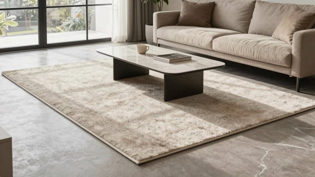 choose appropriate rug size