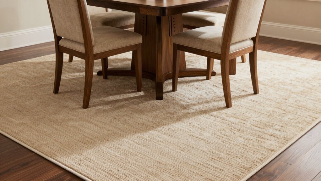 choose appropriately sized rug