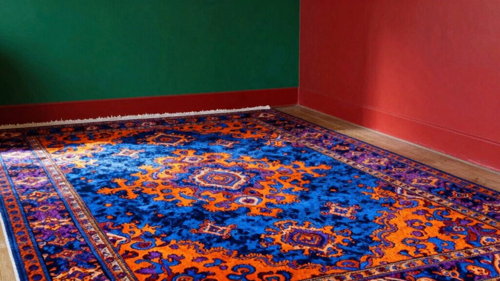 choose complementary rug colors