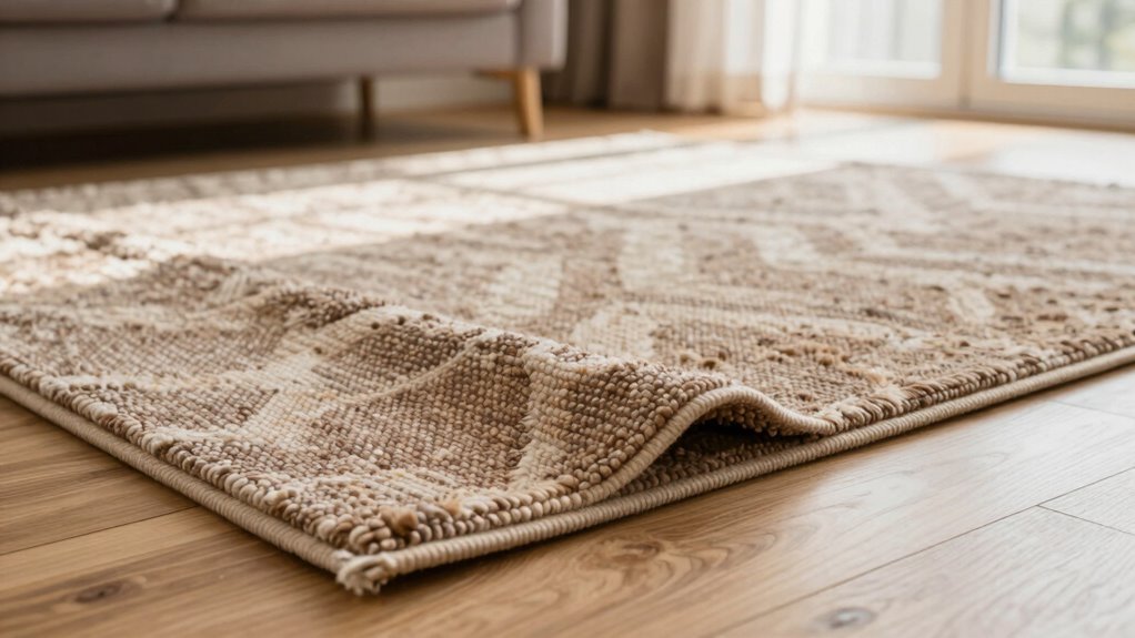 choose thin low pile rugs