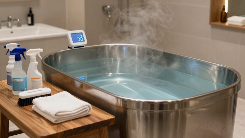 cold plunge cleaning routine