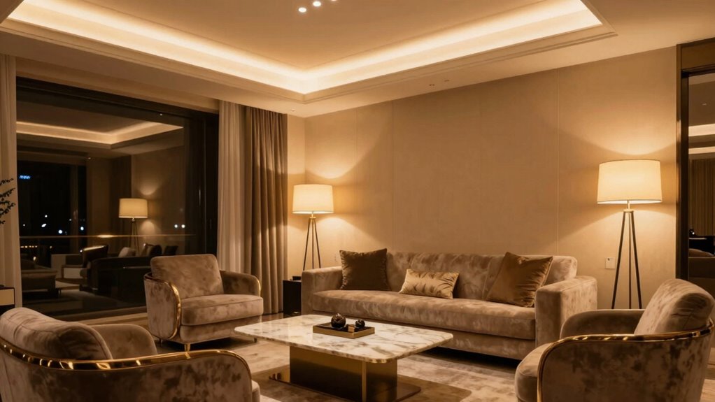 create elegant evening atmosphere