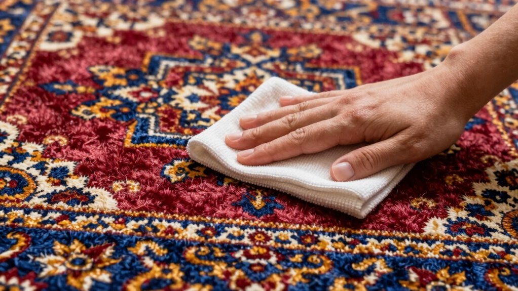 eco friendly silk rug maintenance