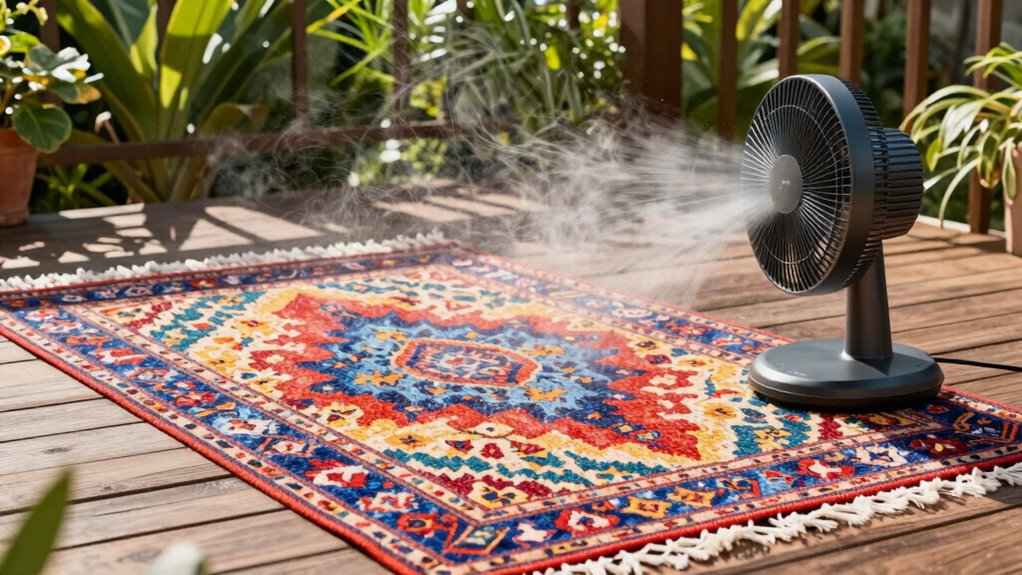 effective outdoor rug drying