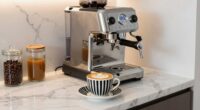elegant espresso countertop design