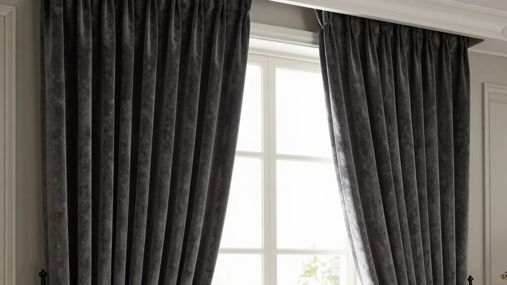 elegant window treatment layering