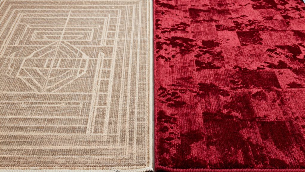 flatweave versus pile rugs