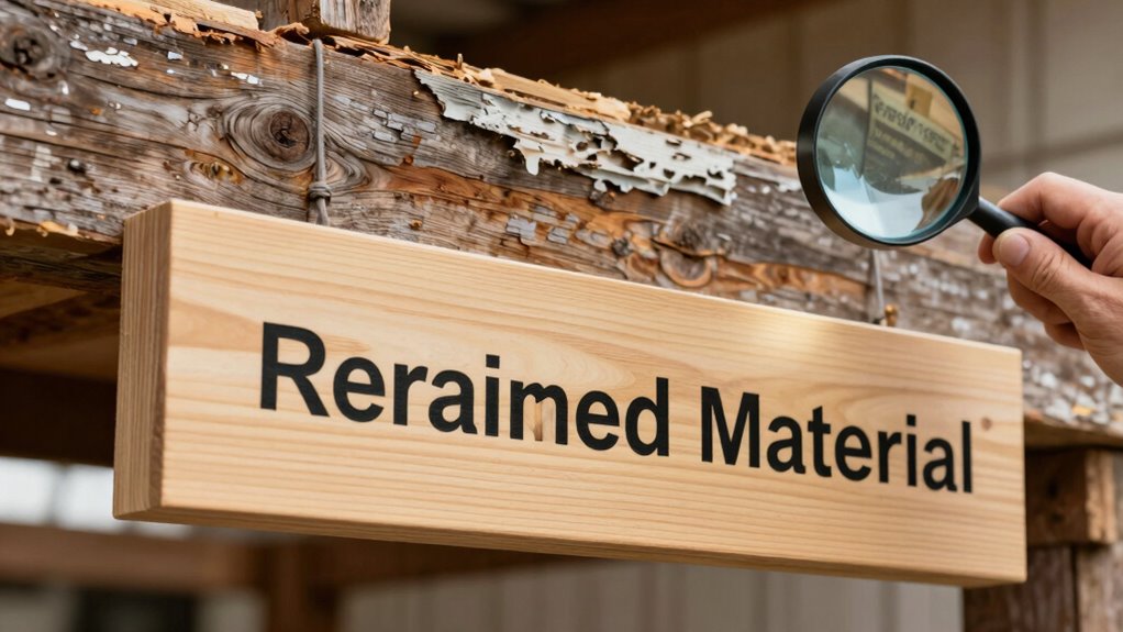 genuine reclaimed material significance