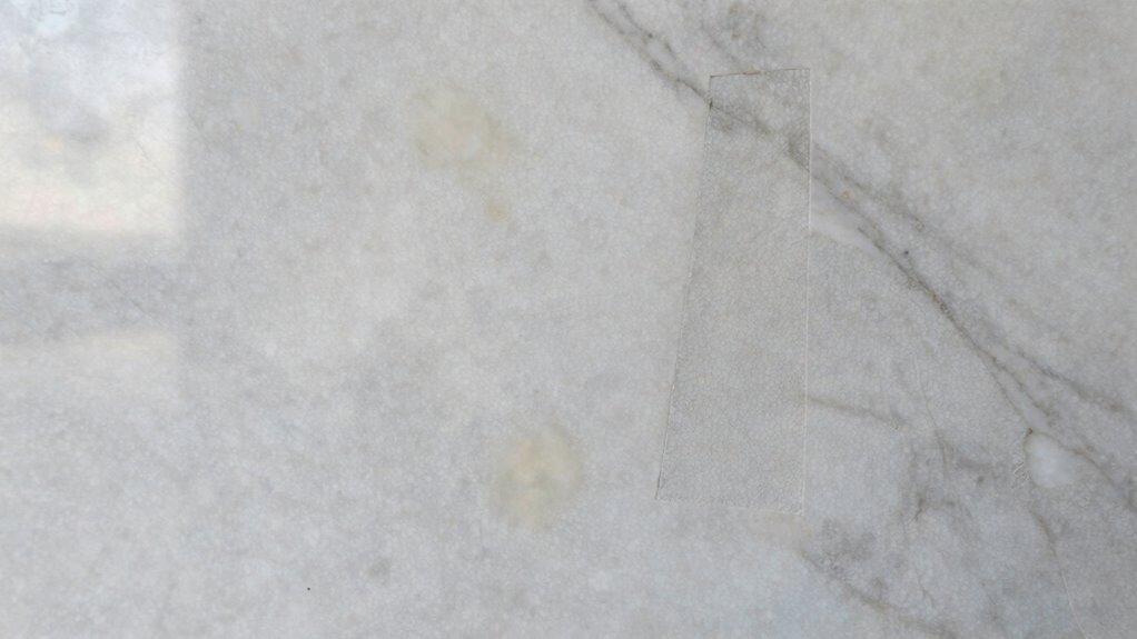 identify stains versus etching