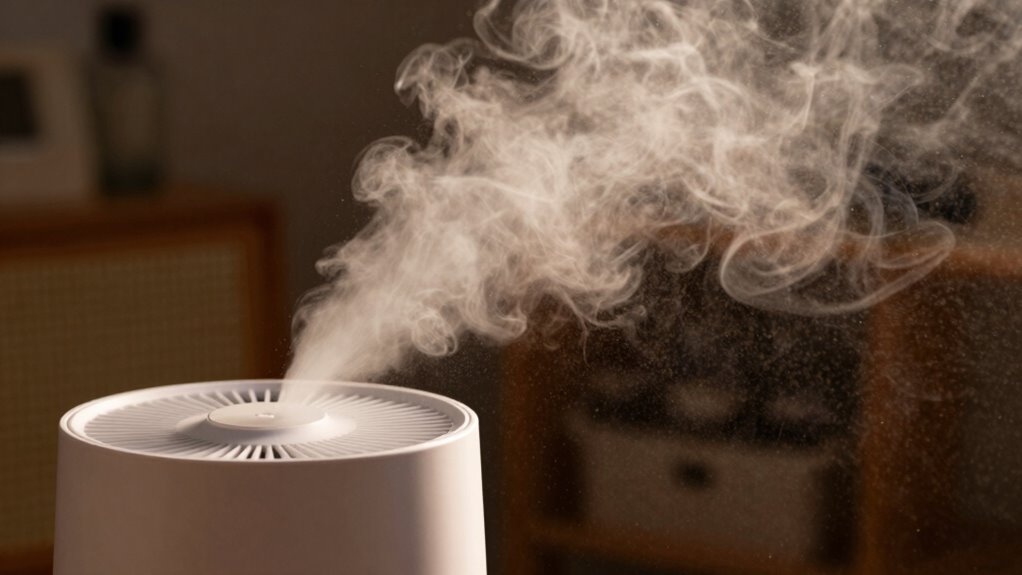 impeller humidifier dust buildup