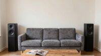 incorrect living room speaker arrangement