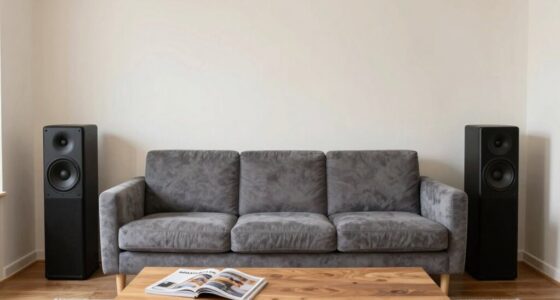 incorrect living room speaker arrangement