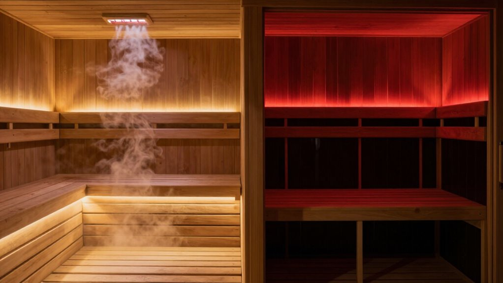 infrared sauna vs traditional