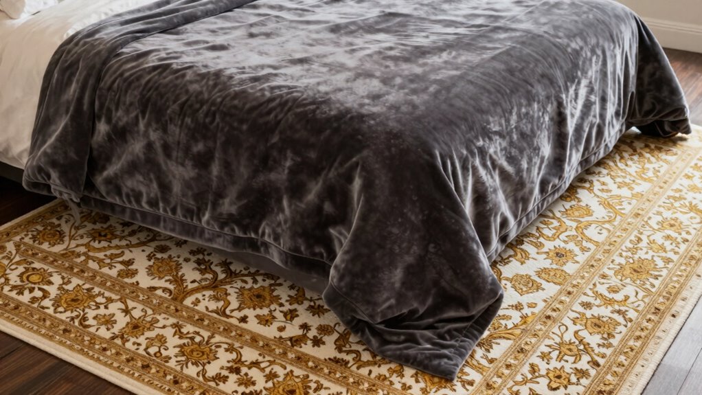 layered rug textures and coordination