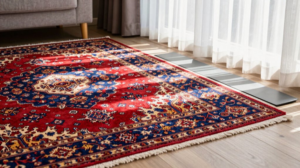manage sunlight protect rugs