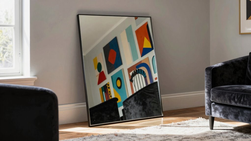 mirror placement enhances ambiance