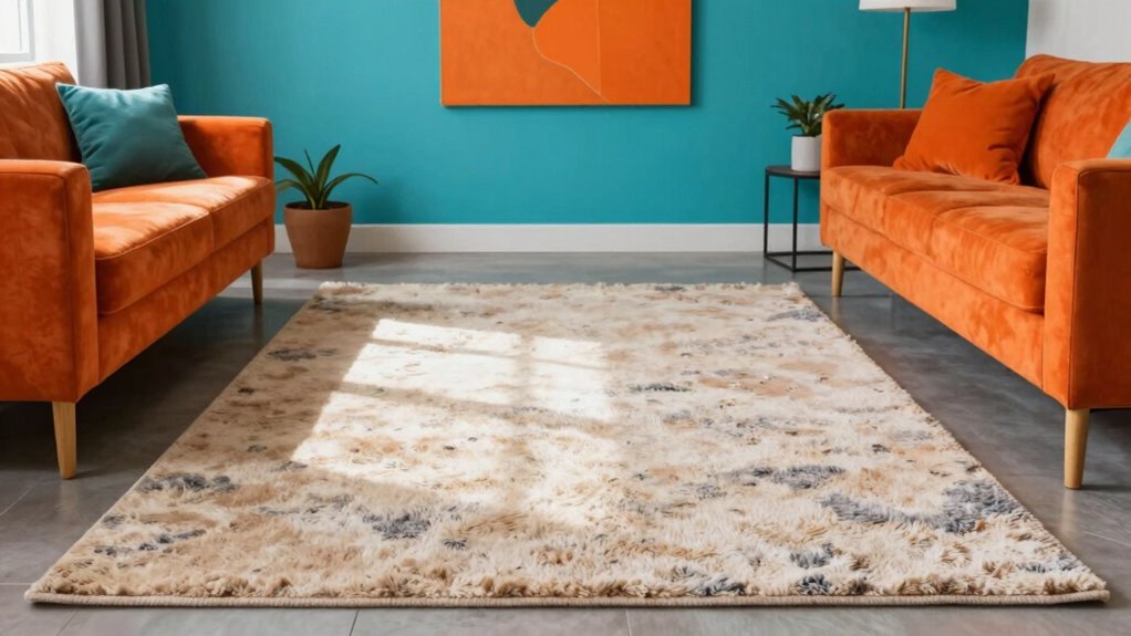 neutral rugs balance vibrant spaces