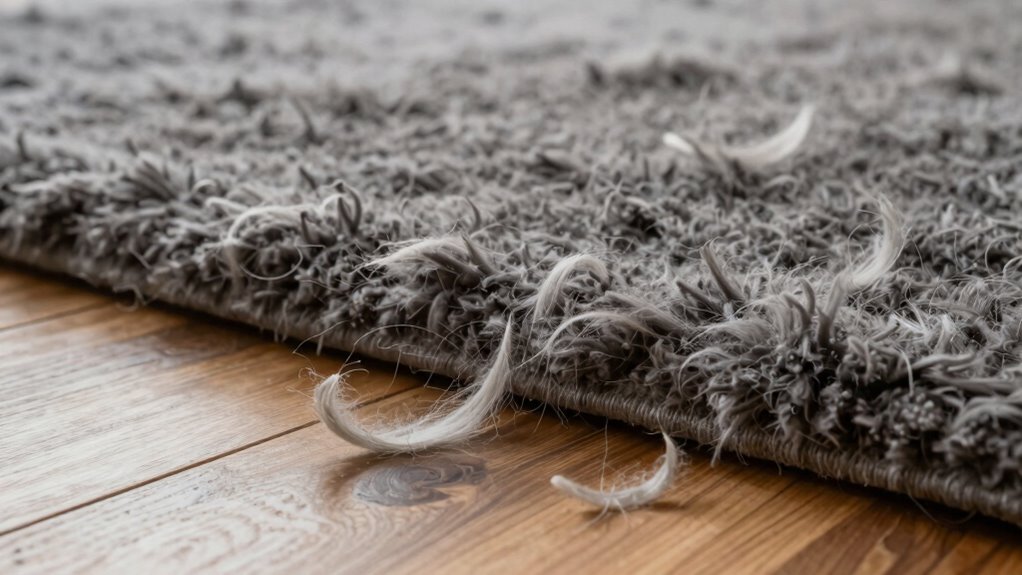 normal wool shedding patterns