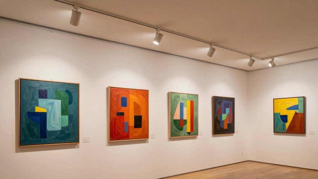 optimal led lighting for art