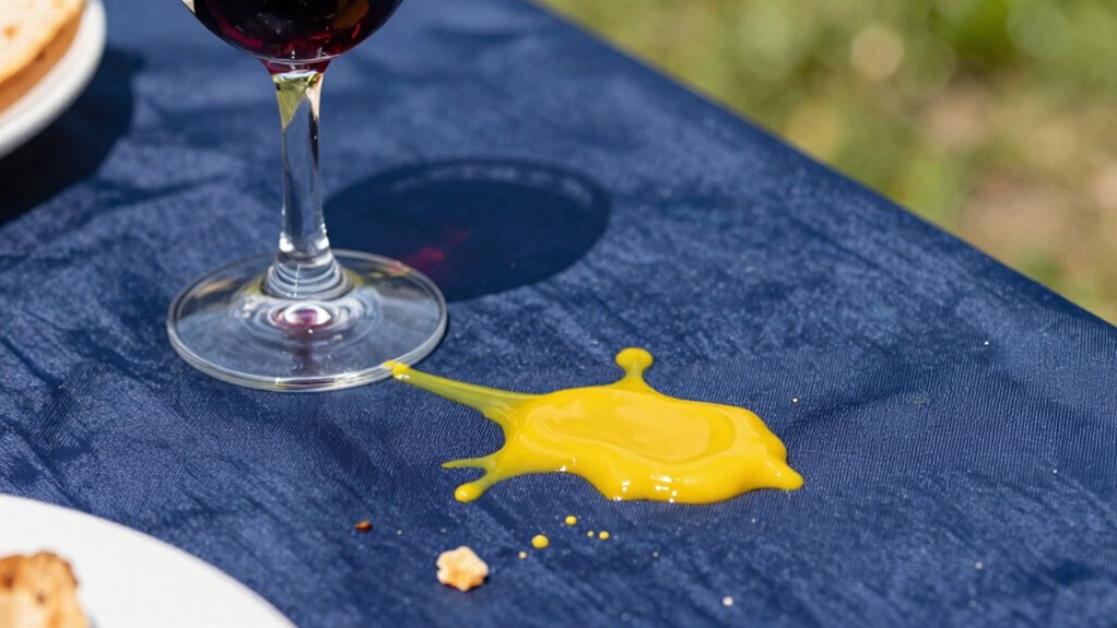 performance fabrics resist spills