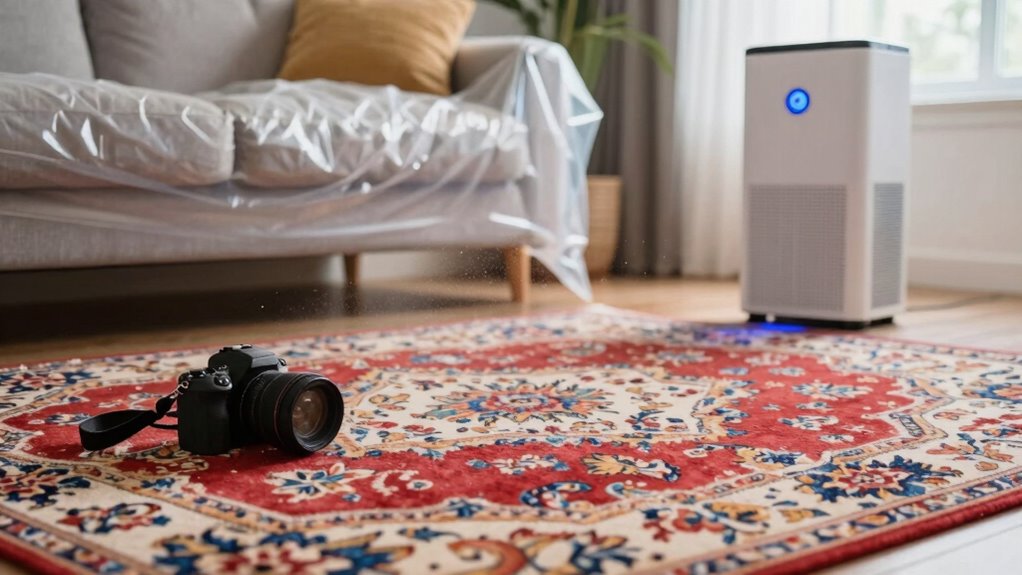 protect rugs and air